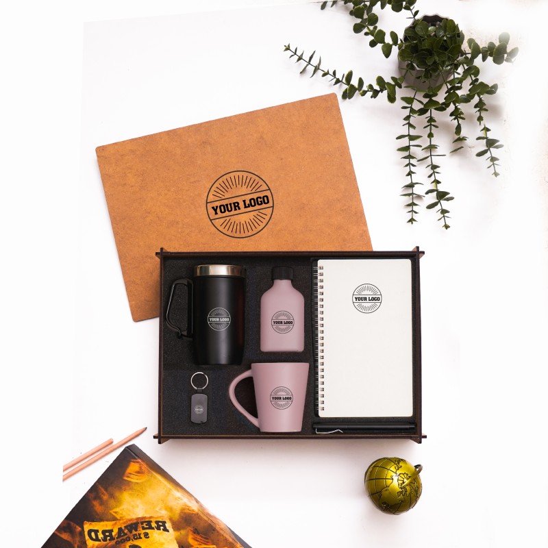 Ahşap Kutulu Hediye Seti 3626-14